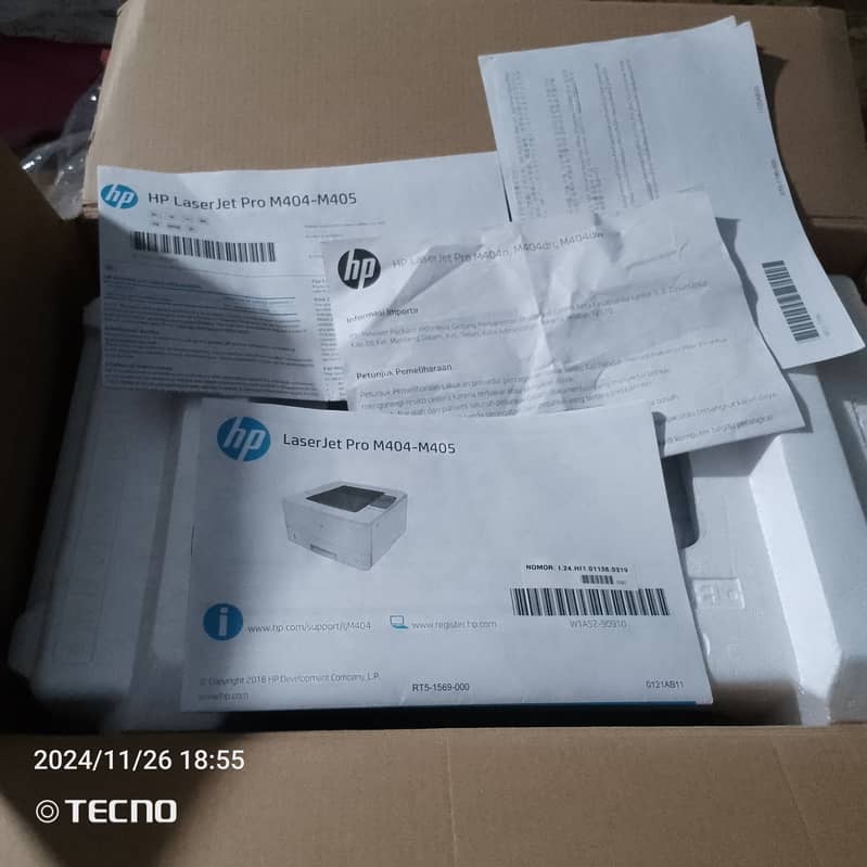 HP LaserJet Pro M404 Printer 3