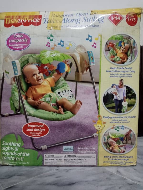 Fisher-Price Huśtawka Deszczowy Las M6710 4