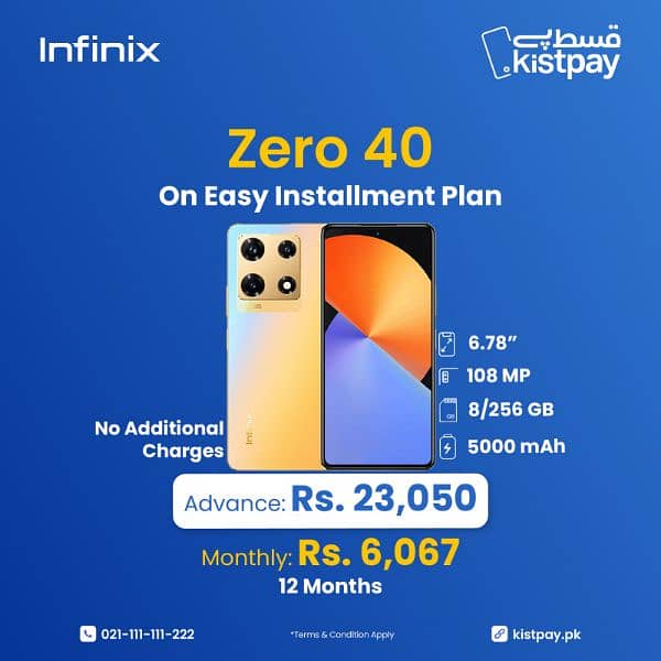 Smartphones on Installment Infinix Smart Hot 40 50 Pro Note50 Pro 9