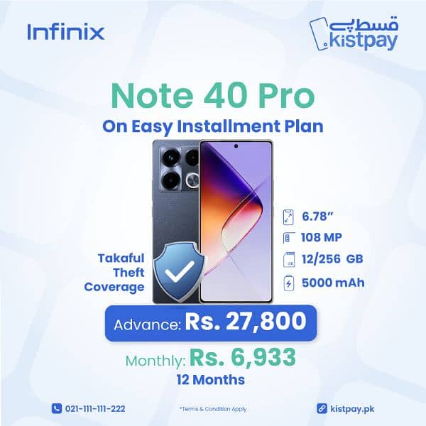 Smartphones on Installment Infinix Smart Hot 40 50 Pro Note50 Pro 10