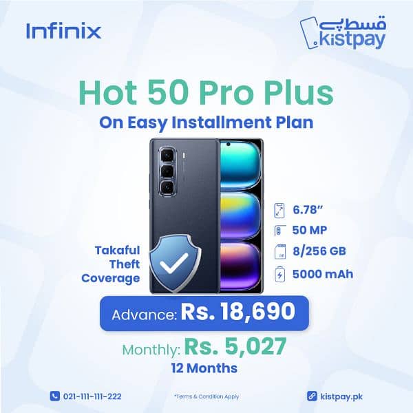 Smartphones on Installment Infinix Smart Hot 40 50 Pro Note50 Pro 12