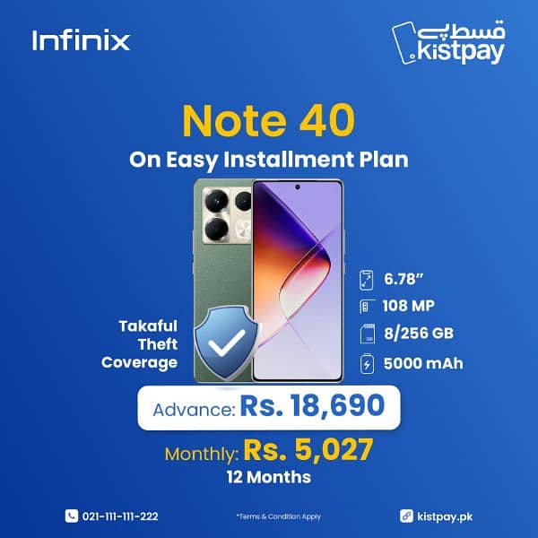 Smartphones on Installment Infinix Smart Hot 40 50 Pro Note50 Pro 13