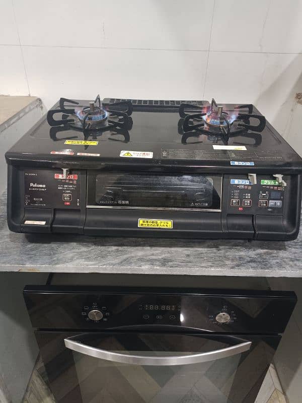 Japanese Stove Cooking Range with grill oven 1