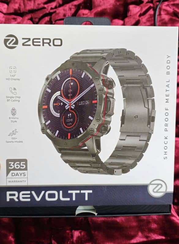 zero life metallic  smart watch REVOLTT 1