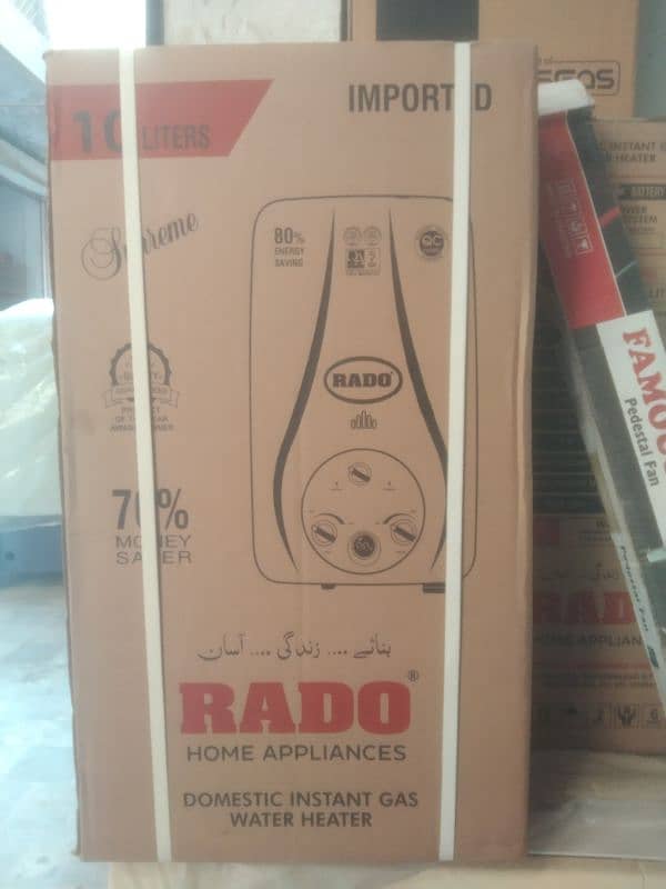 Rado 10Liter instant gas geyser 1