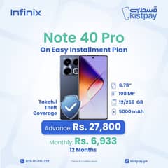 Infinix Smartphone on Installment - Infinix Note 40 pro Zero 40 Hot 50