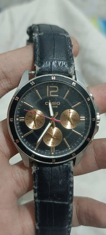 Casio chronograph watch 1