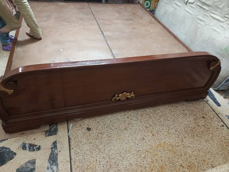 PURE WOODEN BED FOR SALE 2