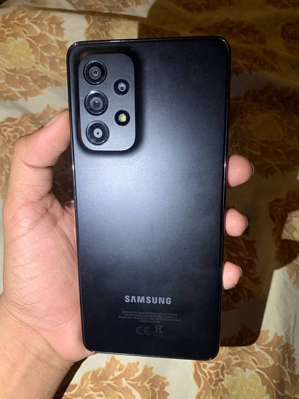 samsung a53 5gbahir se liya tha all ok ha only phone ha non pta ha 0