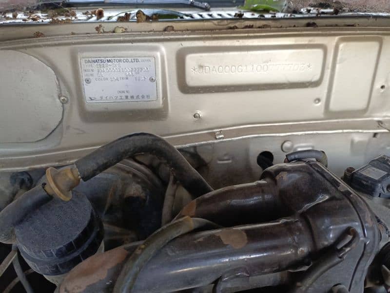 Daihatsu Charade . japani engine 660 cc. original  nomber plates 3