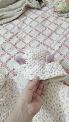 super soft. full heavy covered suit for 1 year baby girl.