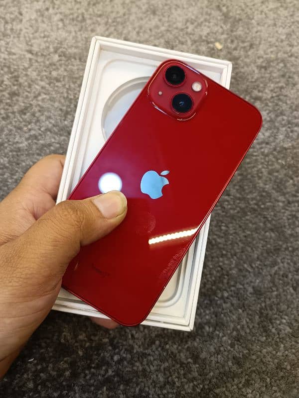 iPhone 13 red colour with box 91 battery health water park 2