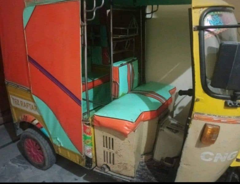 Tezraftar Rickshaw 2012 model Rawalpindi Numbr 0