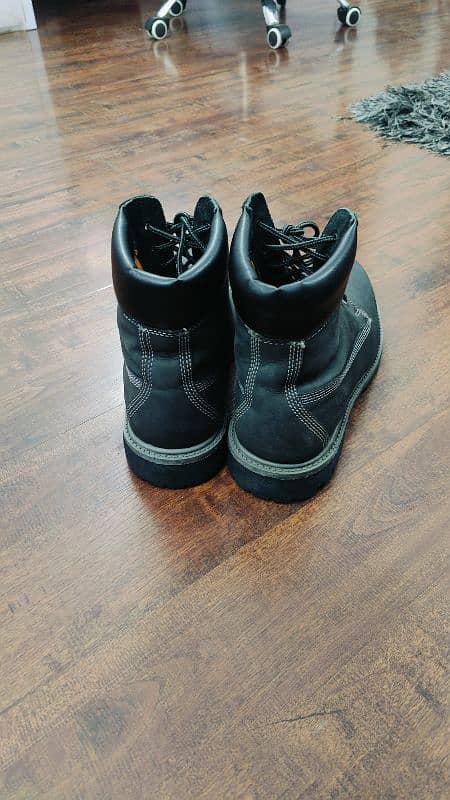 Black PURE LEATHER Boots(Lark & Finch)(Top Quality) 4