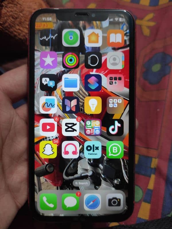 iphone 11 Red colour PTA approved 64gb 0