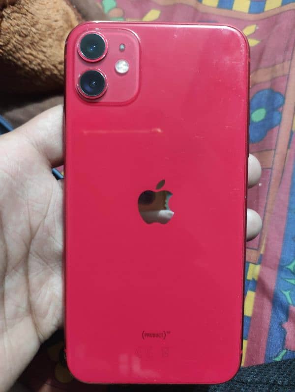 iphone 11 Red colour PTA approved 64gb 1