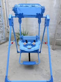 kids swing (2-6yrs). blue color.