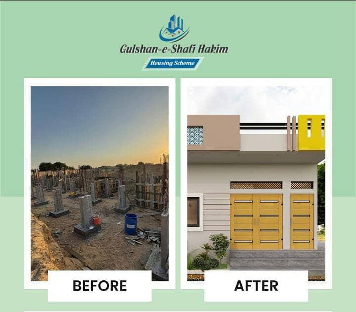 Shafi Hakeem Villas Plots Available In Easy installments 9