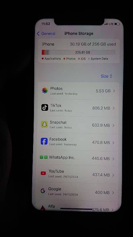 Iphone xs 256gb 3month sim working 4