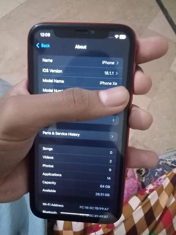 I phone xr 64gb ha condition pic ma dak lo 2