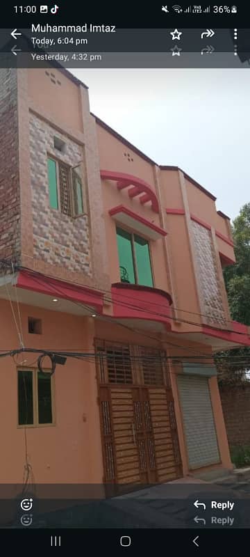 3 marla double story brand new furnished house for sale with 2 shop 1