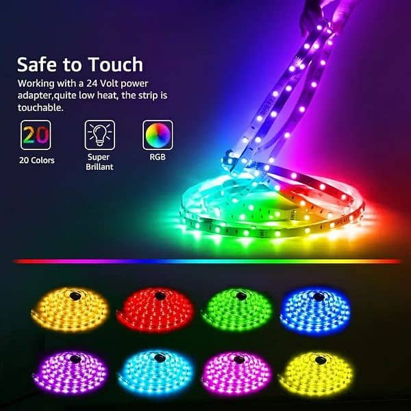 RGB strip lights 50 feet WhatsApp 03498848929 4