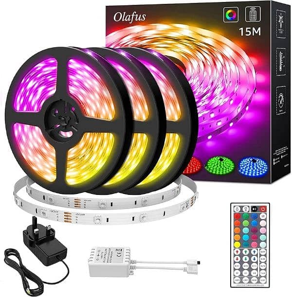 RGB strip lights 50 feet WhatsApp 03498848929 7