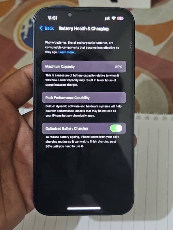 iPhone 13 PTA Approved 128 gb 80% health 5