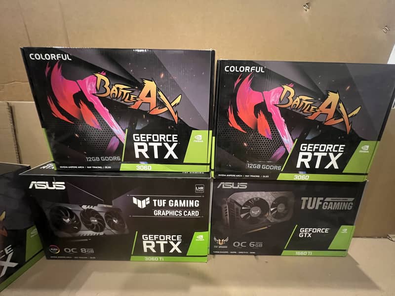 rtx 3060 , rtx 3060 ti , gtx 1660 ti 0