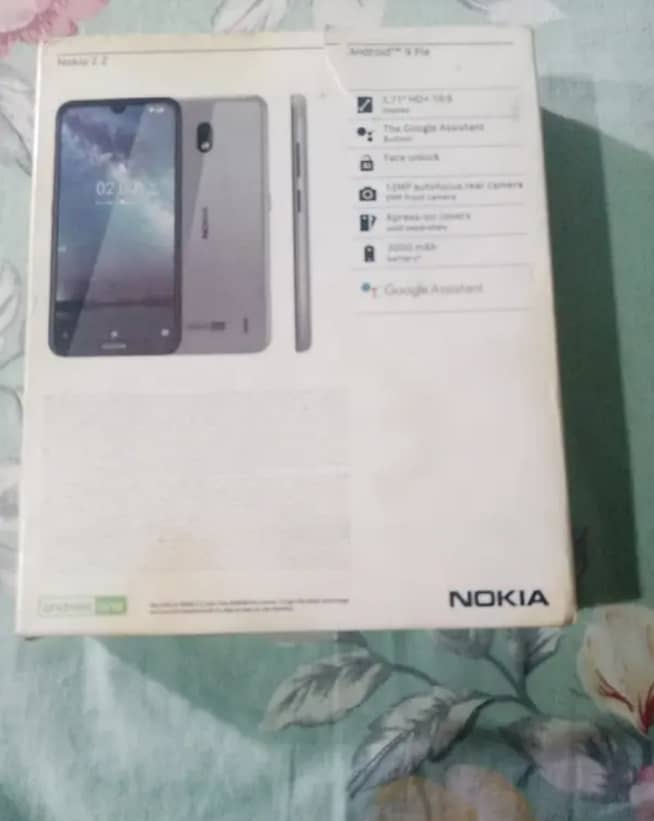 Nokia 2.2 with box pta approved 3/32gb dual sim 3