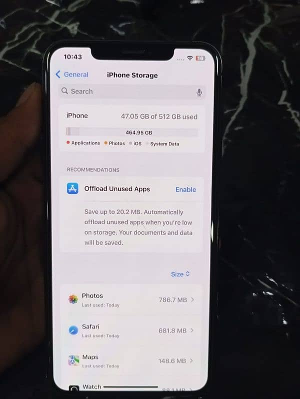 iphone Xs max non pta condition 10/10 2