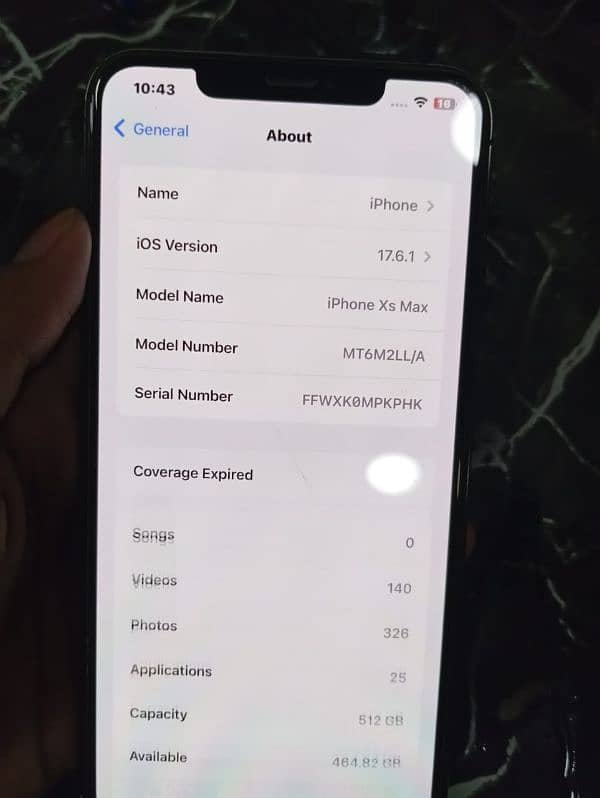 iphone Xs max non pta condition 10/10 3