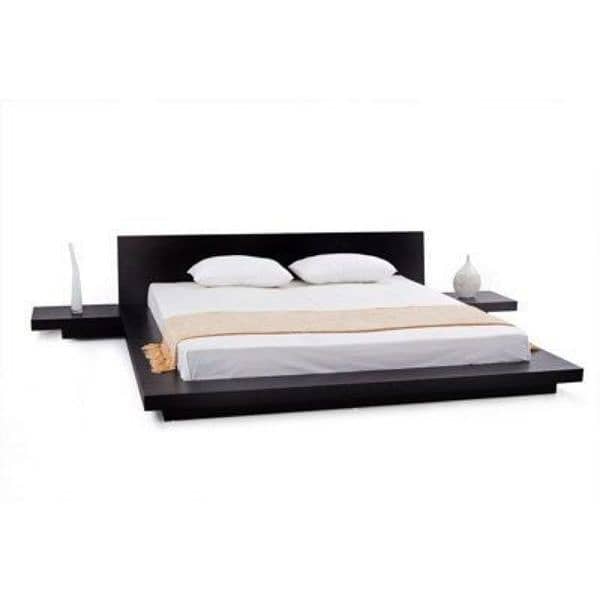 lawhight platform beds with side tables 6