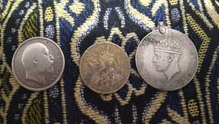 Old silver coins