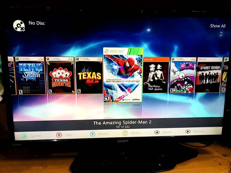 Xbox 360 Slim JAILBREAK JTAG 200+Games installed already 9