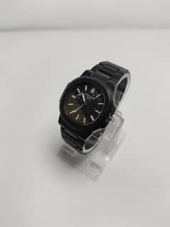 Black Matt  Mens Special two stone staneless watch