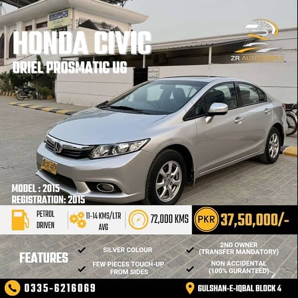 Honda Civic Oriel 2015 8