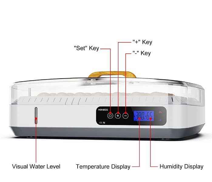 HDD Wongge 36 Eegs Incubator+Broader Fully Automatic Auto Humidity 0