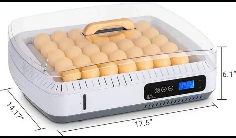 HDD Wongge 36 Eegs Incubator+Broader Fully Automatic Auto Humidity 2