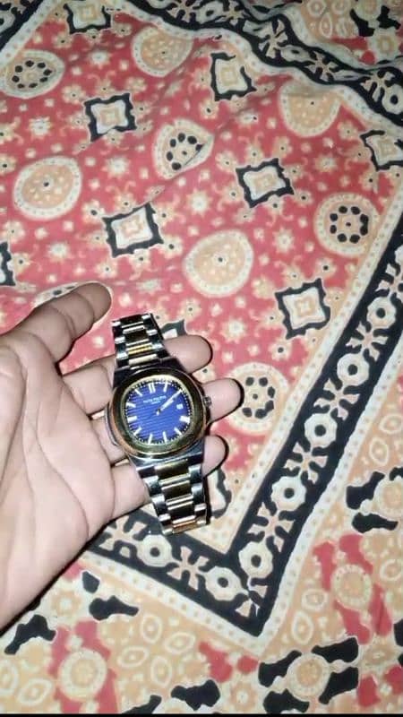 patek Philippe watch blue 0