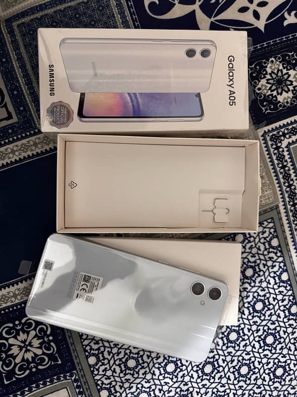 Samsung A05 just box open 6//128gb 1