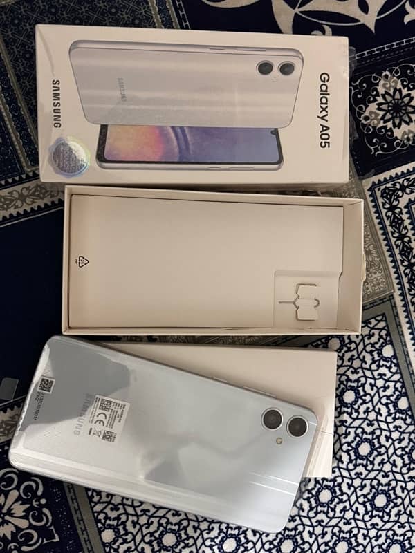 Samsung A05 just box open 6//128gb 3