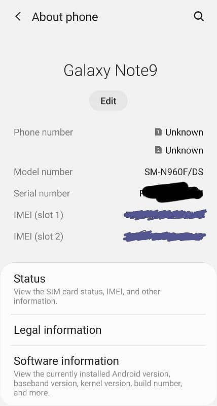 Samsung Note 9 dual sim official Approved 5