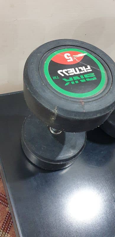 5 +5 kg pair dumbells 2