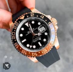 ROLEX GOLDEN RUBBER STRAP WATCH SALE 40%