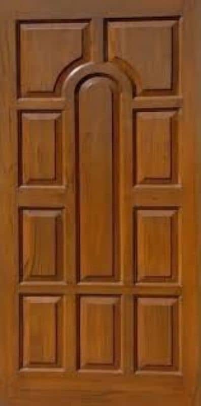 Wooden panel door. 1