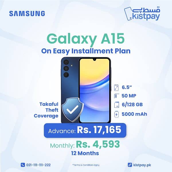 Samsung Galaxy A15 A04 A05s A34 A24 A34 Mobile on Installment 0