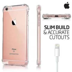 Clear Transparent Tough Case Mobile Cover - IPhone 6/s Plus