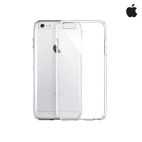 Clear Transparent Tough Case Mobile Cover - IPhone 6/s Plus 1