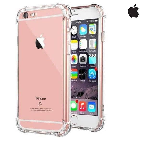 Clear Transparent Tough Case Mobile Cover - IPhone 6/s Plus 2